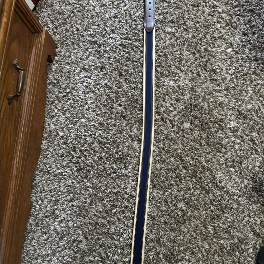 Tommy Hilfiger Blue and White Men's Belt